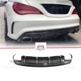 Diffusore Mercedes CLA W117 Fibra Di Carbonio