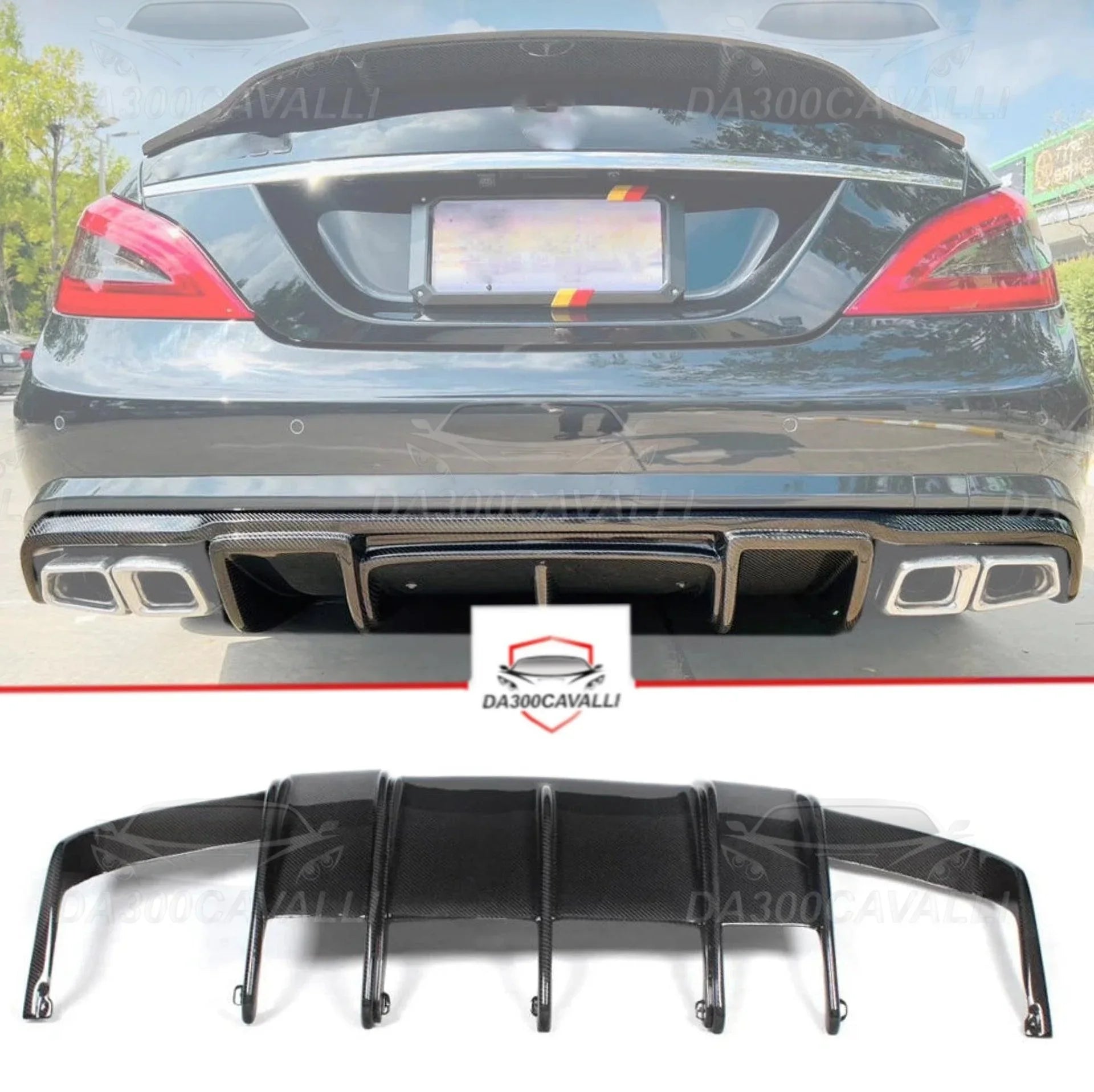 diffusore-mercedes-cls-w218-fibra-di-carbonio-da300cavalli-1 - Da300Cavalli