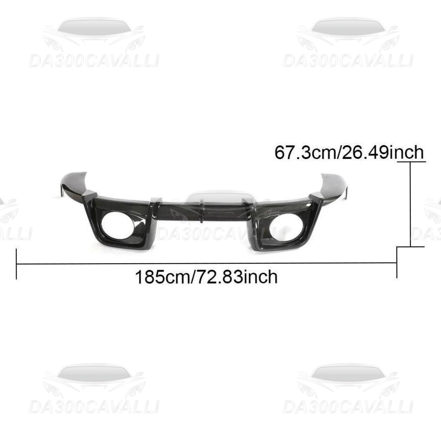 Diffusore Porsche 911 992 (2019-2023) Fibra Di Carbonio - Da300Cavalli