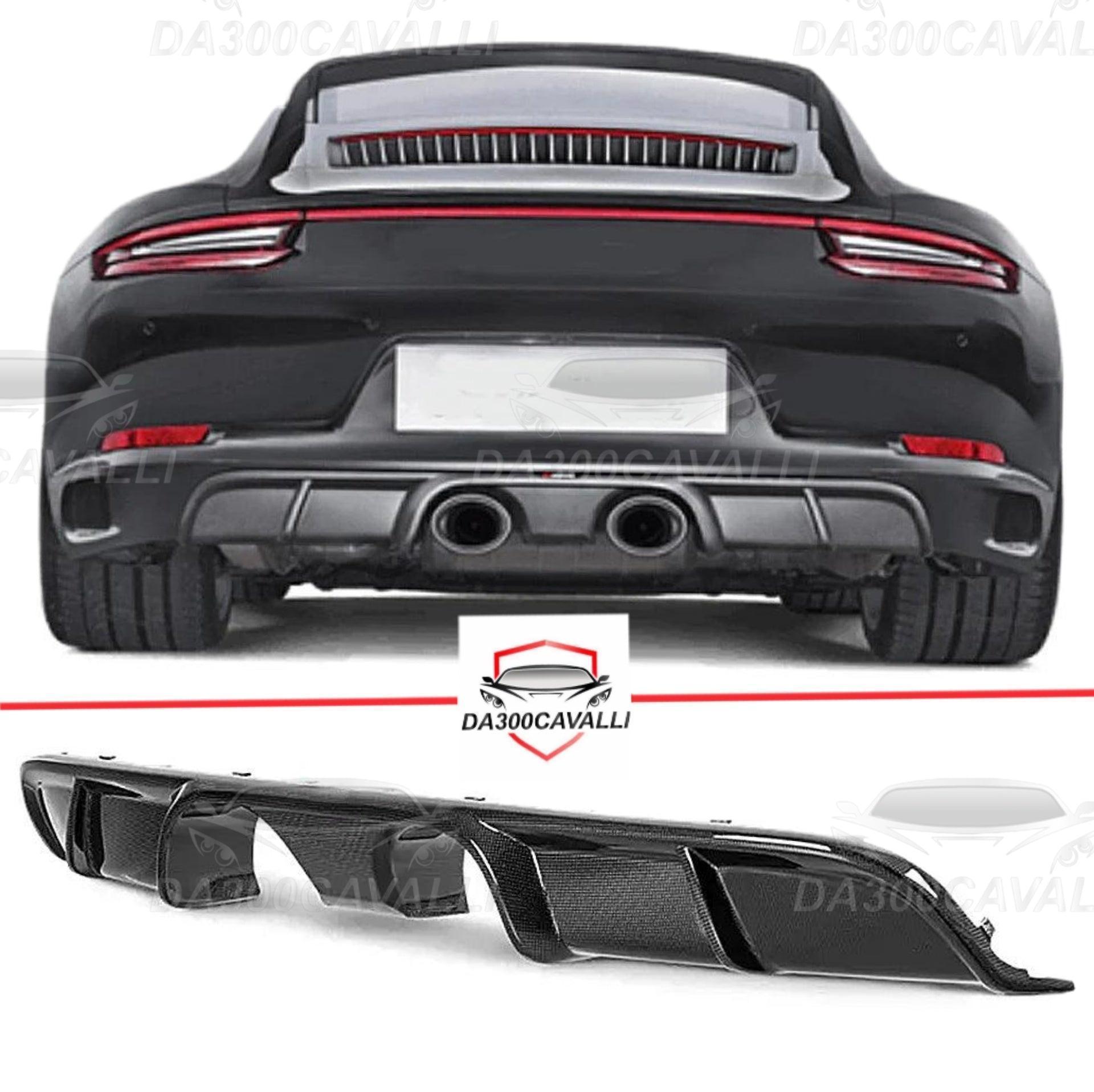 Diffusore Porsche Carrera 911 (2016-2018) Fibra Di Carbonio - Da300Cavalli
