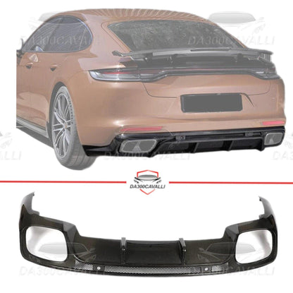 Diffusore Porsche Panamera 971 (2017-2019) Fibra Di Carbonio - Da300Cavalli