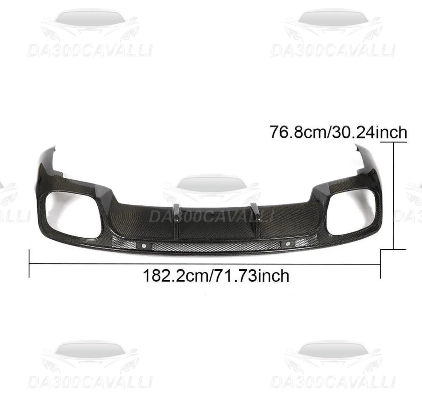 Diffusore Porsche Panamera 971 (2017-2019) Fibra Di Carbonio - Da300Cavalli