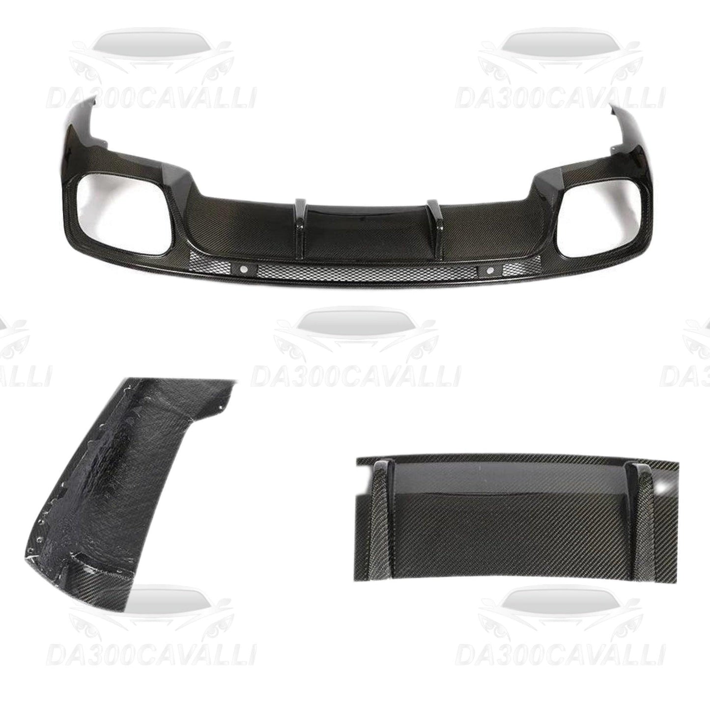 Diffusore Porsche Panamera 971 (2017-2019) Fibra Di Carbonio - Da300Cavalli