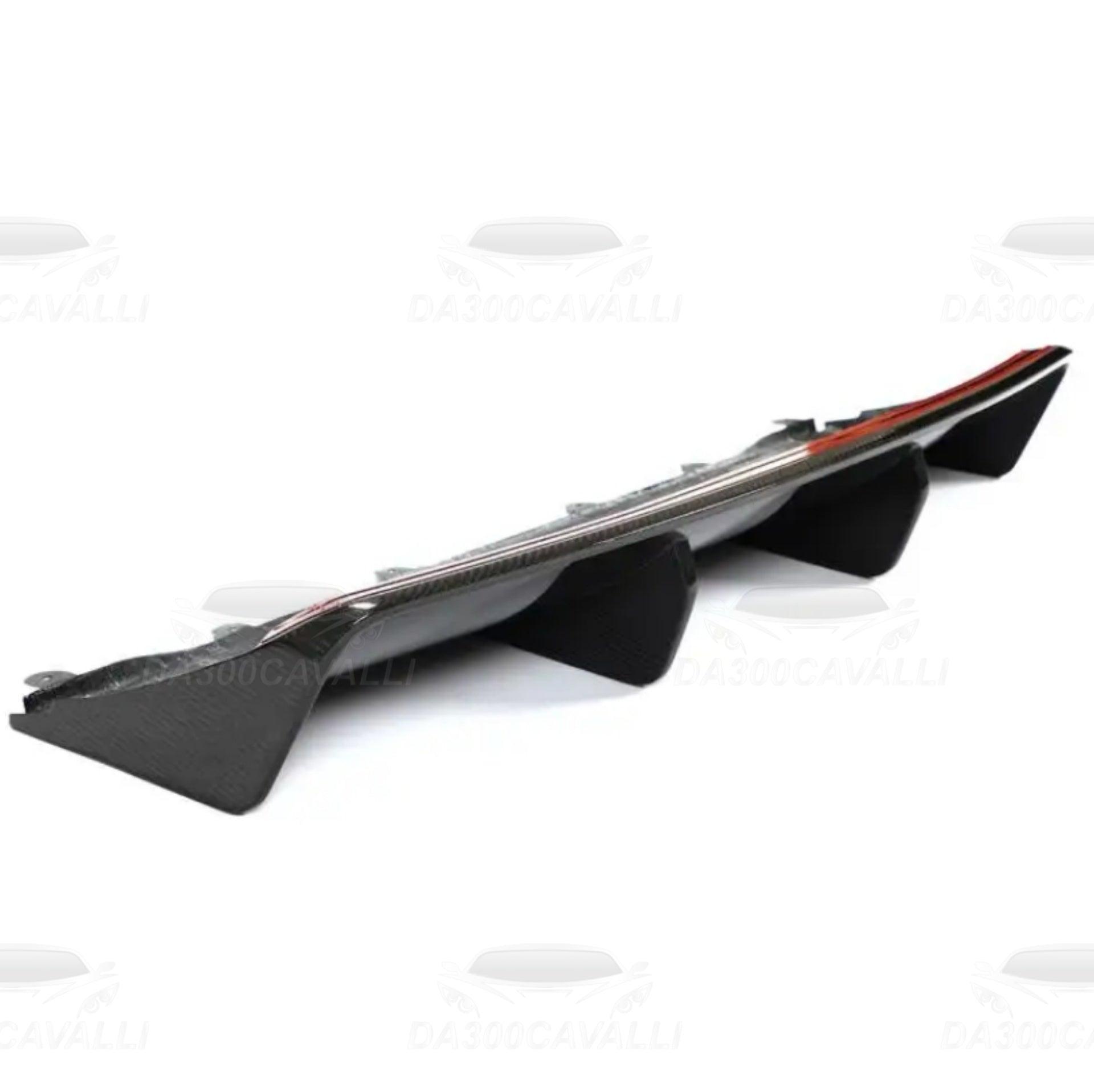 Diffusore Porsche Taycan (2019-2022) Fibra Di Carbonio - Da300Cavalli