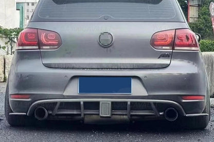 Diffusore Volkswagen Golf 6 Gti Fibra Di Carbonio - Da300Cavalli
