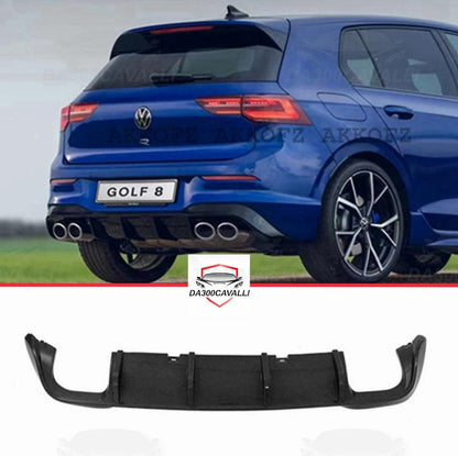 Diffusore Volkswagen Golf 8 Fibra Di Carbonio - Da300Cavalli