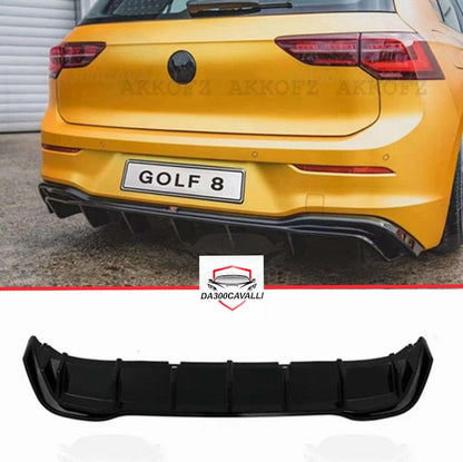 Diffusore Volkswagen Golf 8 Fibra Di Carbonio - Da300Cavalli