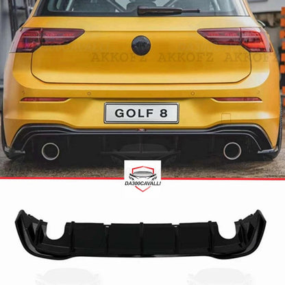 Diffusore Volkswagen Golf 8 Fibra Di Carbonio - Da300Cavalli