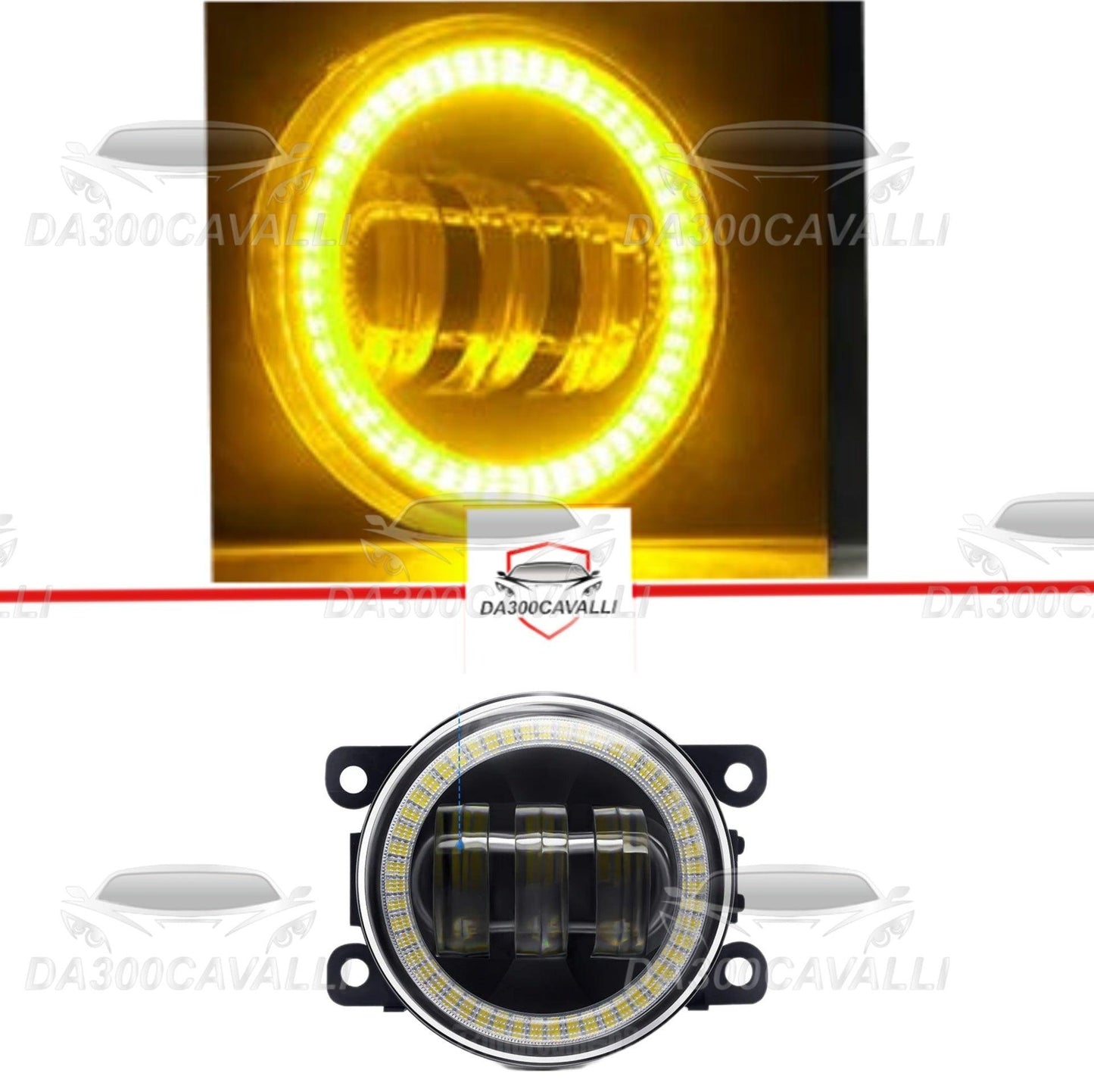 Fari Fendinebbia Angel Eyes Toyota Corolla Yaris Fortuner Hilux Aygo Matrix Iq Previa Verso - Da300Cavalli