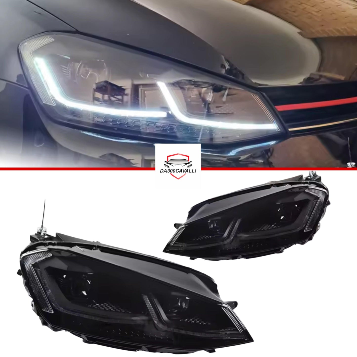 Fari Led Anteriori Golf 7-7.5 (2014-2020) - Da300Cavalli