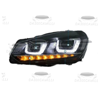 Fari Led Anteriori Golf Mk6 (2010-2014) Gti&R - Da300Cavalli