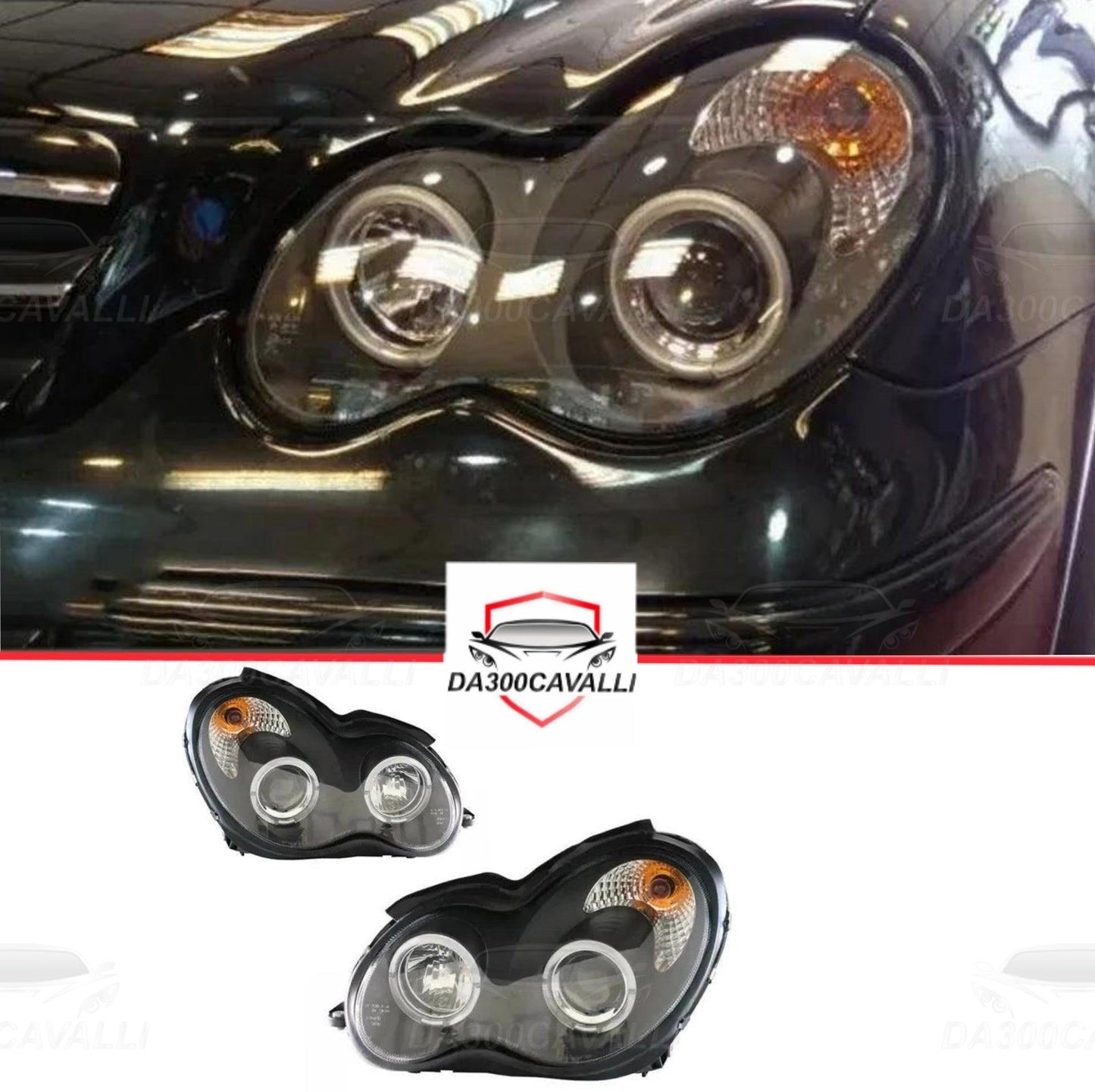 Fari Led Mercedes Classe C W203 (2000-2007) - Da300Cavalli