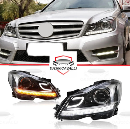 fari-led-mercedes-classe-c-w204-2011-2013-da300cavalli-1 - Da300Cavalli