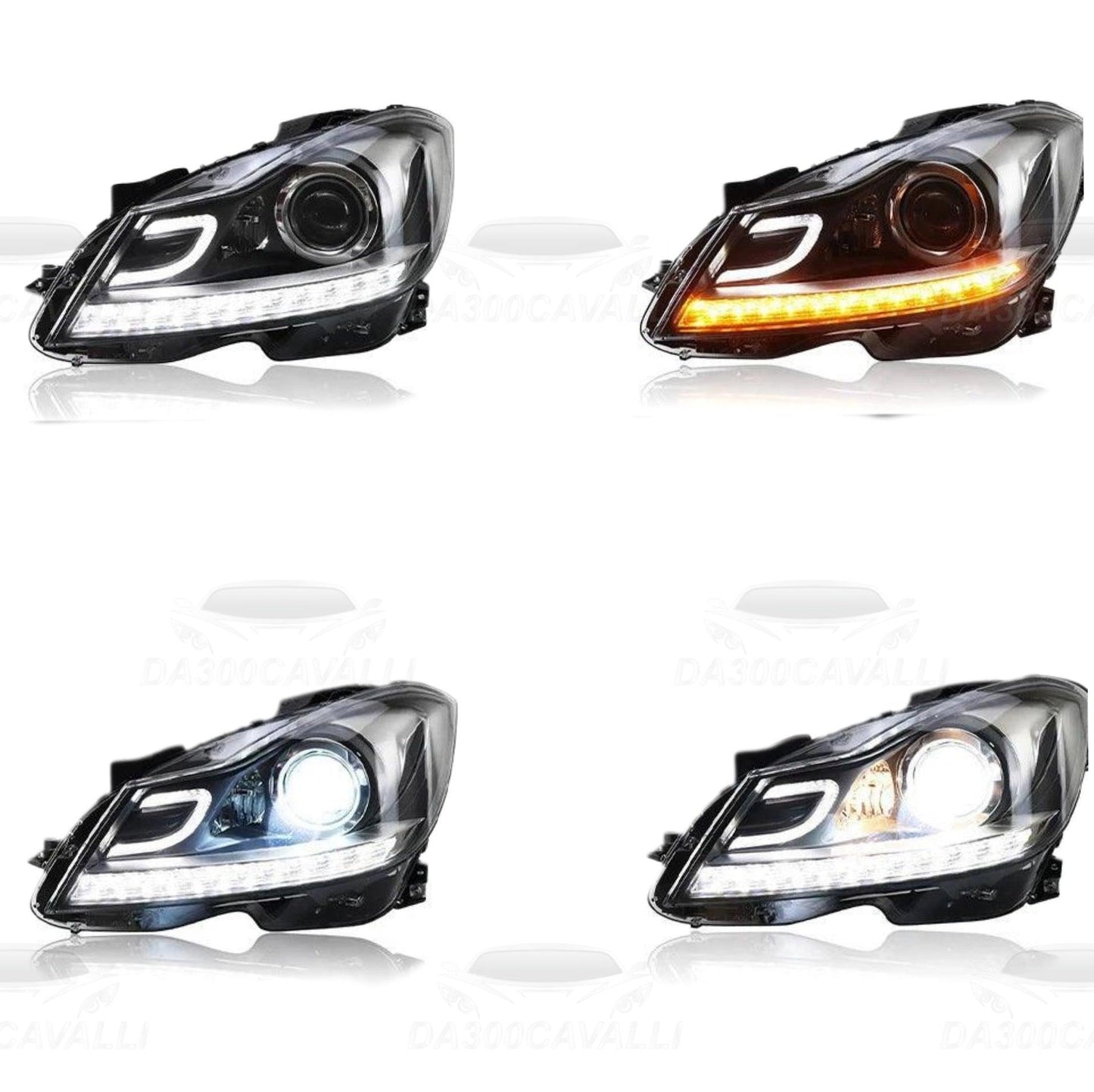 Fari Led Mercedes Classe C W204 (2011-2013) - Da300Cavalli