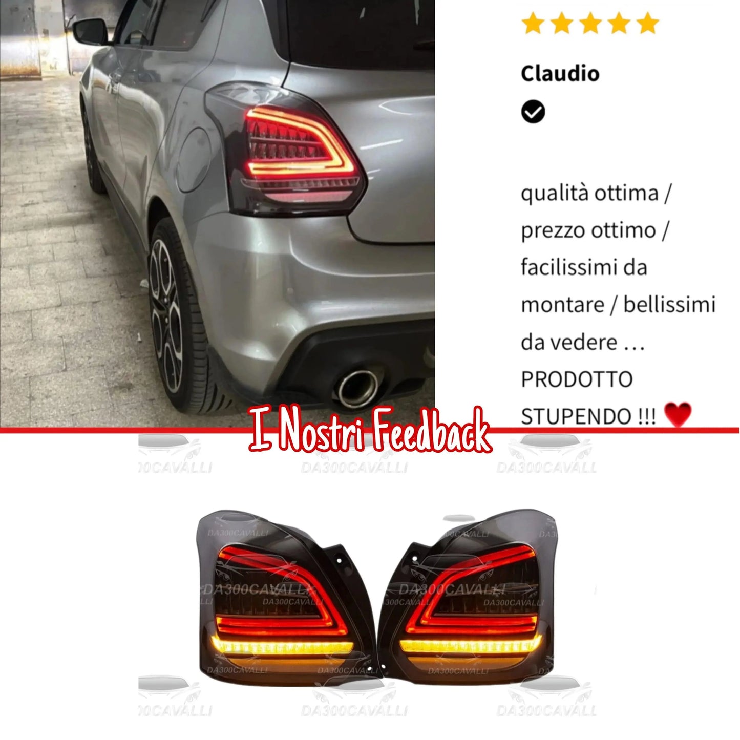 fari-led-posteriori-suzuki-swift-2017-2018-da300cavalli-2 - Da300Cavalli