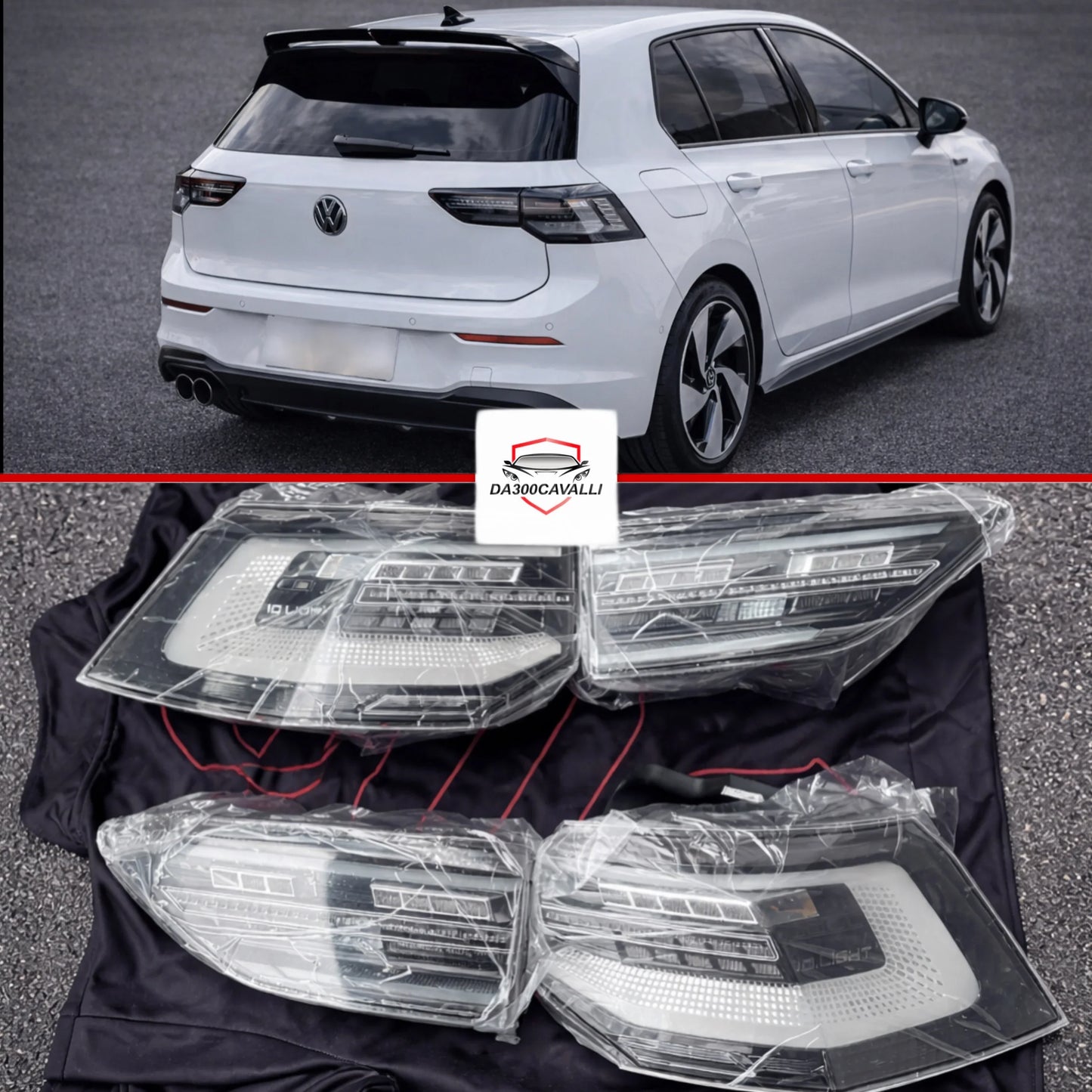 Fari Posteriori Led VW Golf 8 (2020-2024) — Da300Cavalli