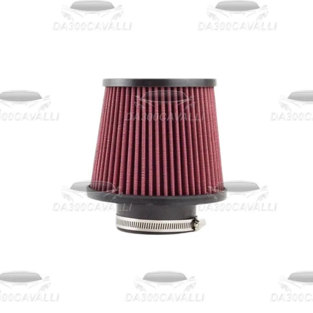 Filtro aspirazione aria K&N 76mm per auto tuning, sfondo con logo Da300Cavalli.