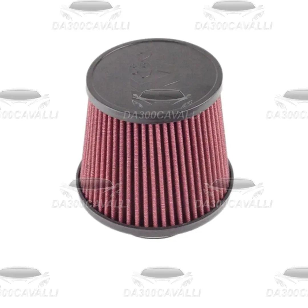 Filtro aspirazione aria K&N 76mm per auto tuning, Da300Cavalli, vista frontale