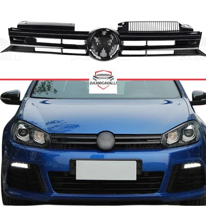 griglia-anteriore-volkswagen-golf-6-stile-r-da300cavalli-1 - Da300Cavalli