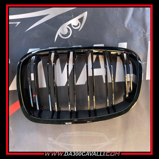 Griglia anteriore nera BMW Serie 1 F20 F21 2011-2014 ricambio tuning Da300Cavalli