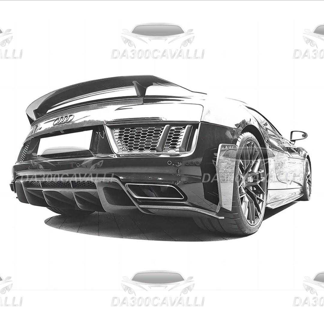 Griglia Paraurti Posteriore Audi R8 (2016-2018) Fibra Di Carbonio - Da300Cavalli