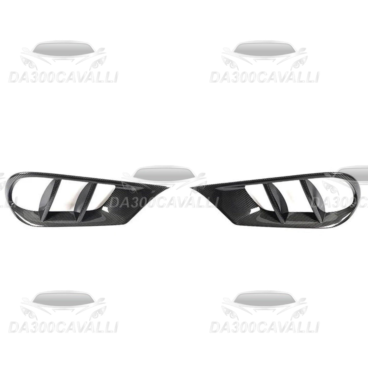 Griglie Fendinebbia Fibra Di Carbonio Mercedes Classe E (2014-2016) - Da300Cavalli