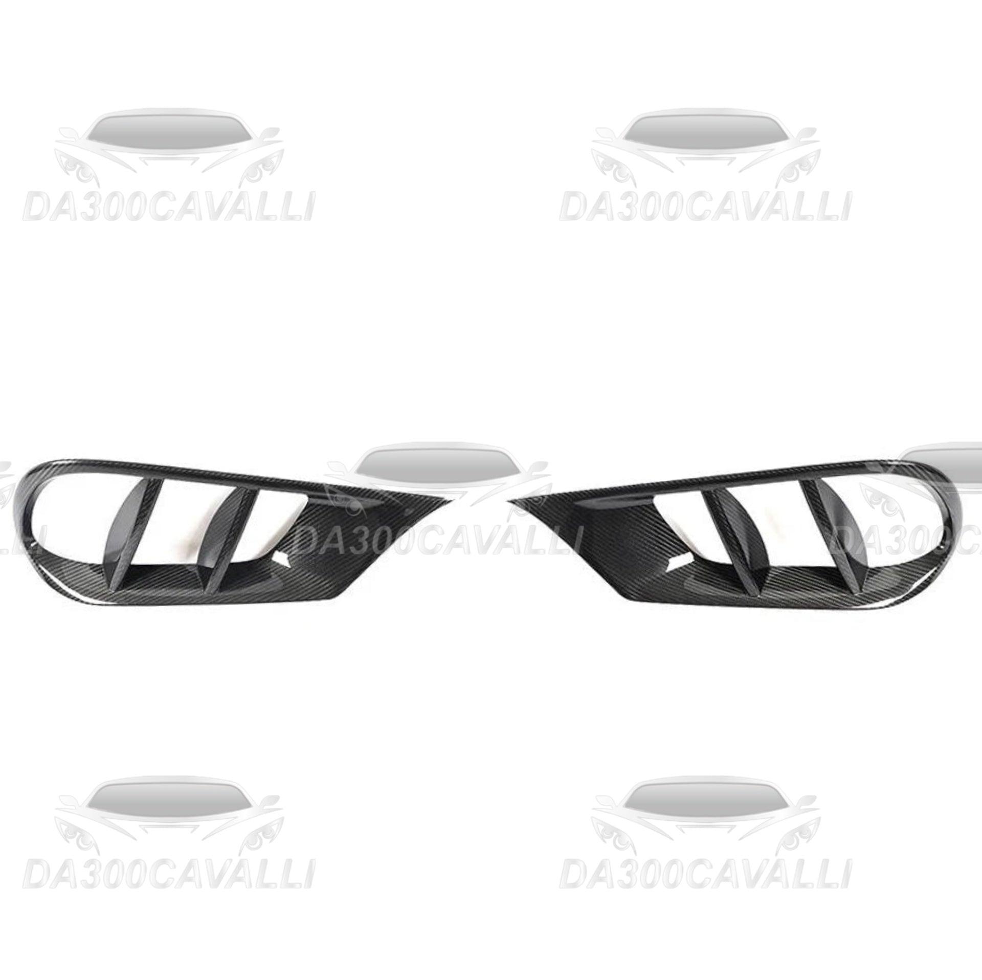 Griglie Fendinebbia Fibra Di Carbonio Mercedes Classe E (2014-2016) - Da300Cavalli