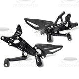 Kit pedane regolabili CNC Ducati Panigale V4 V4S V4R SP (2018-2024) Paratacchi Fibra Di Carbonio