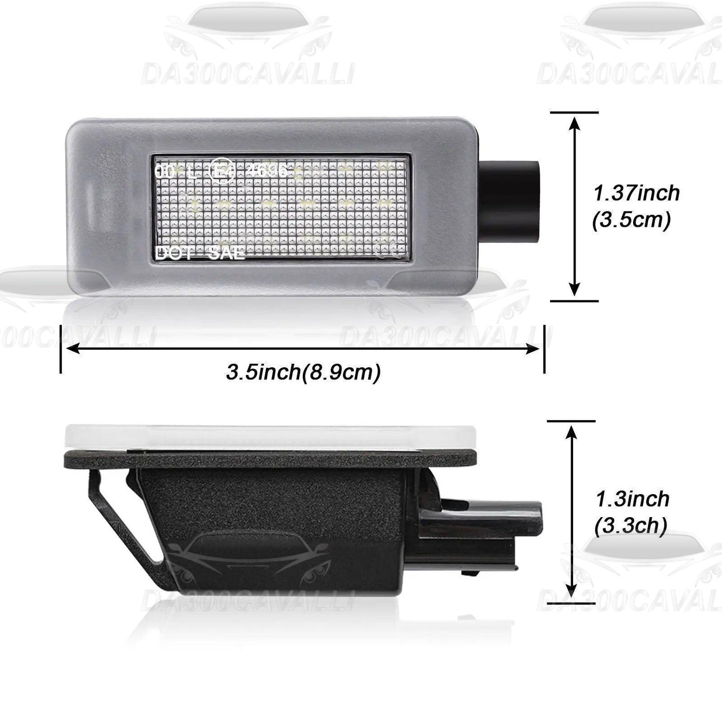 Lampadina Targa Peugeot 208 2008 308 3008 5008 Citroen C5 C4 - Da300Cavalli