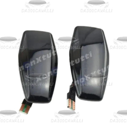 Coppia luci LED dinamiche nere per specchietti Hyundai i10, ricambio tuning Da300Cavalli