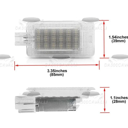 Luci Led Sottoporta, cassetto porta oggetti e portabagagli Nissan Micra (2015-2017) — Da300Cavalli — foto 3