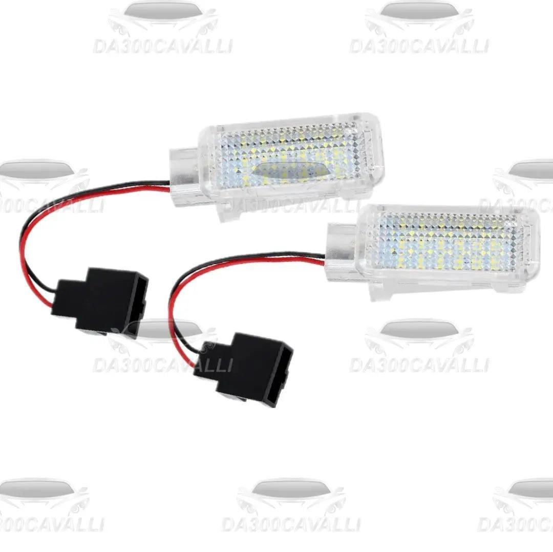 Luci Led Sottoporta, cassetto porta oggetti e portabagagli Skoda Favia Mk1 Octavia Mk1-2-3 - Da300Cavalli