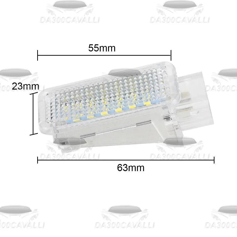 Luci Led Sottoporta, cassetto porta oggetti e portabagagli Skoda Favia Mk1 Octavia Mk1-2-3 - Da300Cavalli