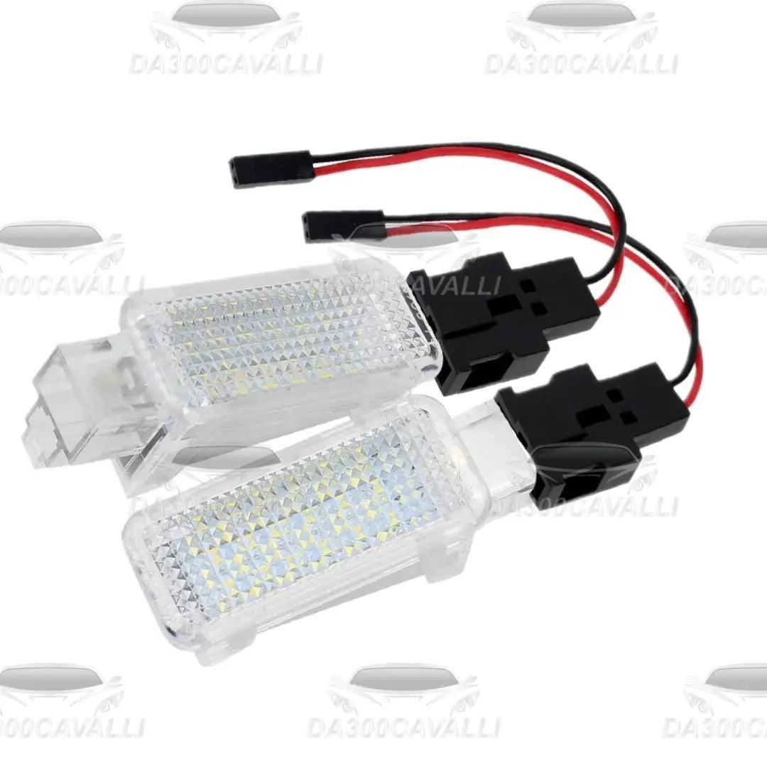Luci Led Sottoporta, cassetto porta oggetti e portabagagli Skoda Favia Mk1 Octavia Mk1-2-3 - Da300Cavalli