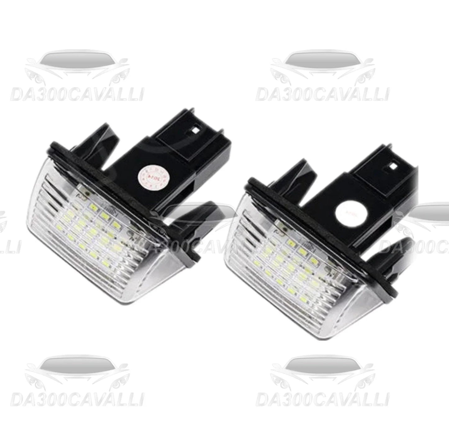 luci-led-targa-peugeot-206-207-306-307-308-406-407-5008-citroen-c3-c4-c5-da300cavalli-1 - Da300Cavalli