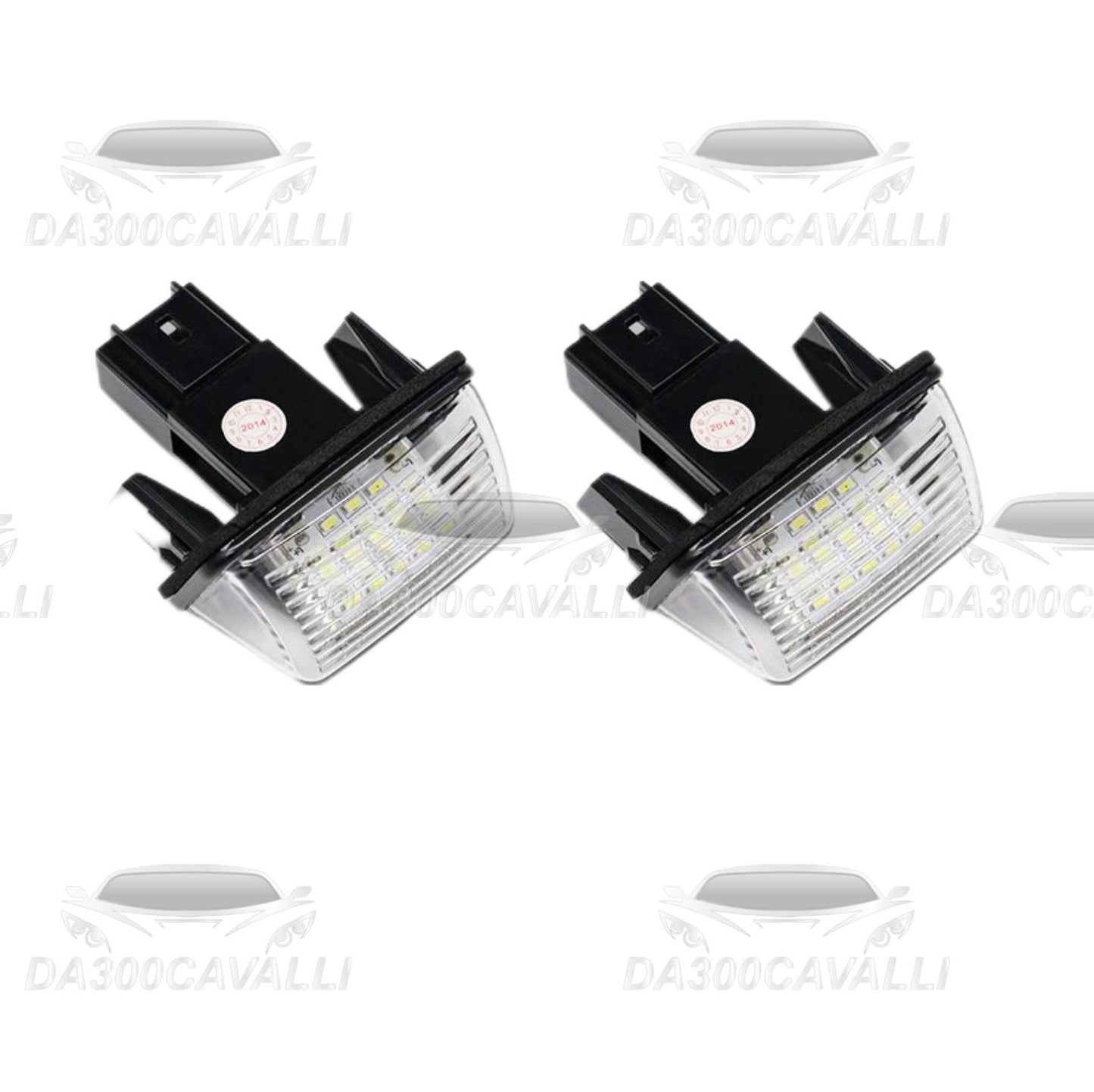 Luci Led Targa Peugeot 206 207 306 307 308 406 407 5008 Citroen C3 C4 C5 - Da300Cavalli