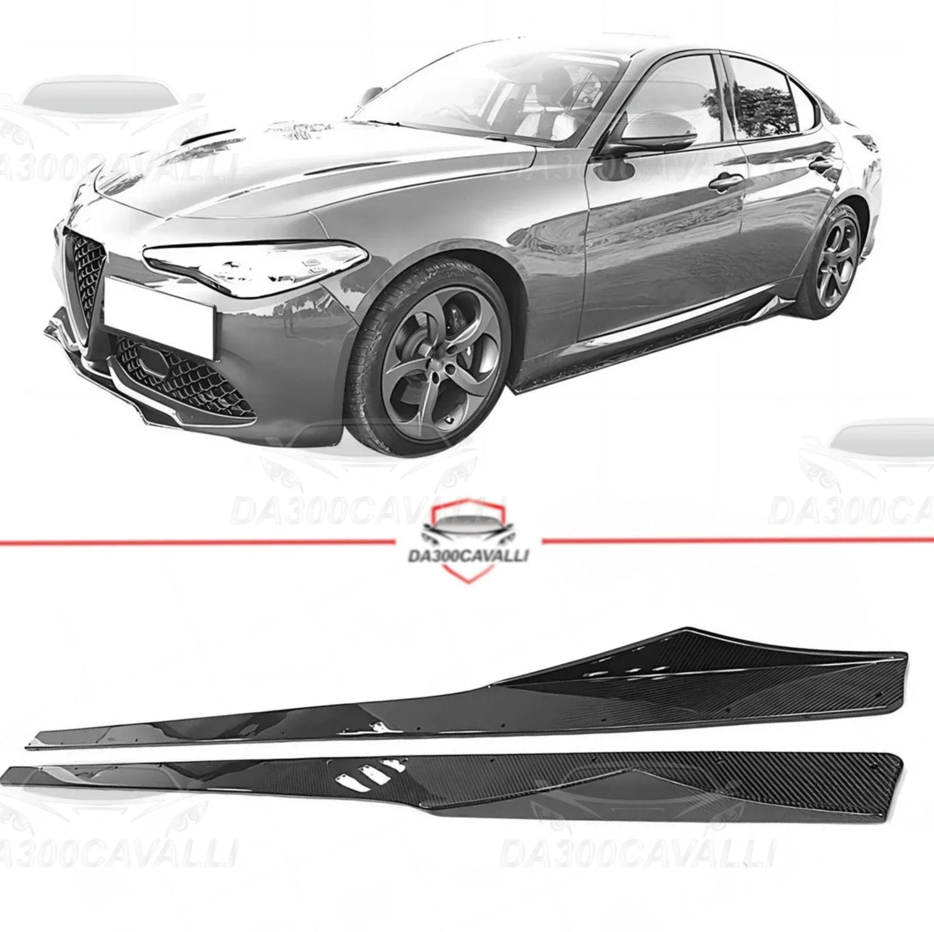 minigonne-alfa-romeo-giulia-sedan-fibra-di-carbonio-2017-2020-da300cavalli-1 - Da300Cavalli