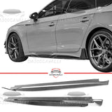 Minigonne Audi A5 S-Line S5 Sportback Sedan Fibra Di Carbonio (2020-2021)