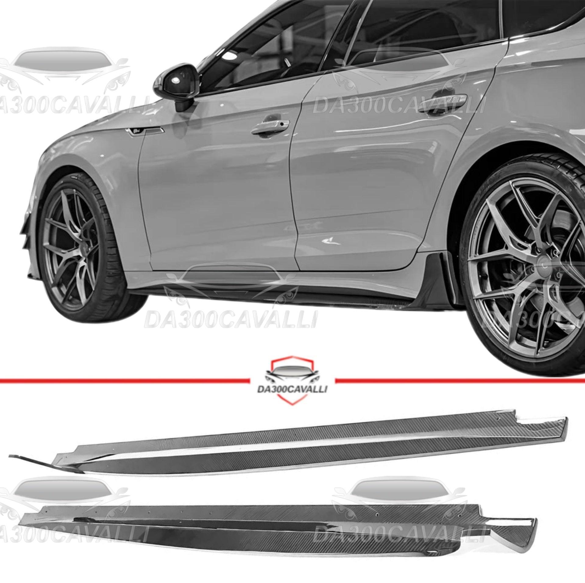Minigonne Audi A5 S-Line S5 Sportback Sedan Fibra Di Carbonio (2020-2021) - Da300Cavalli