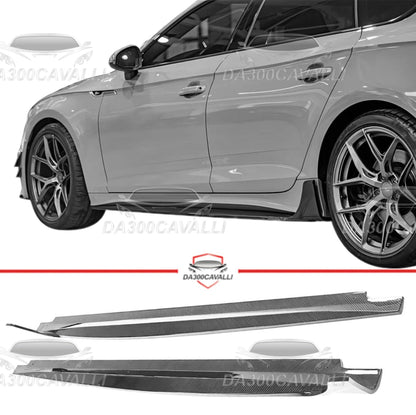 Minigonne Audi A5 S-Line S5 Sportback Sedan Fibra Di Carbonio (2020-2021) - Da300Cavalli