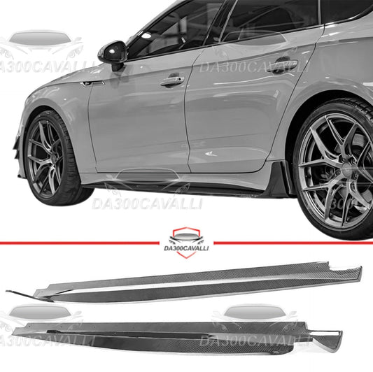 Minigonne Audi A5 S-Line S5 Sportback Sedan Fibra Di Carbonio (2020-2021) - Da300Cavalli