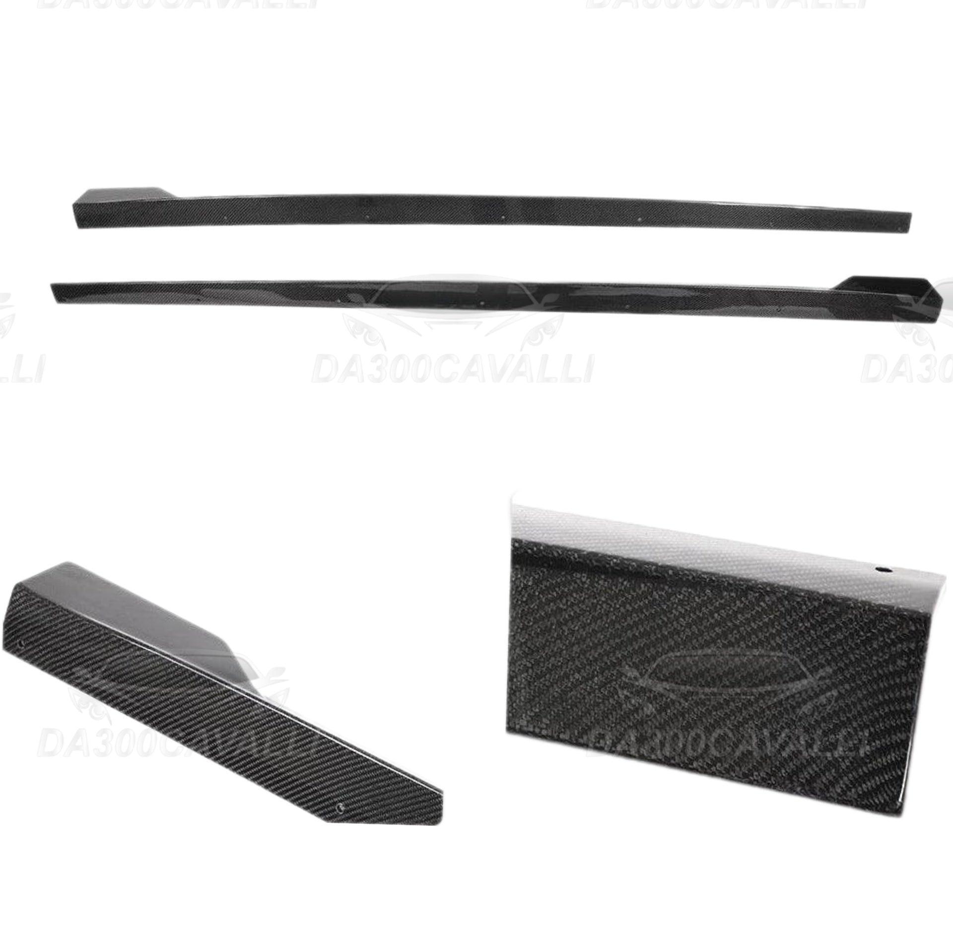 Minigonne Audi S3 RS3 (2017-2020) Fibra Di Carbonio - Da300Cavalli