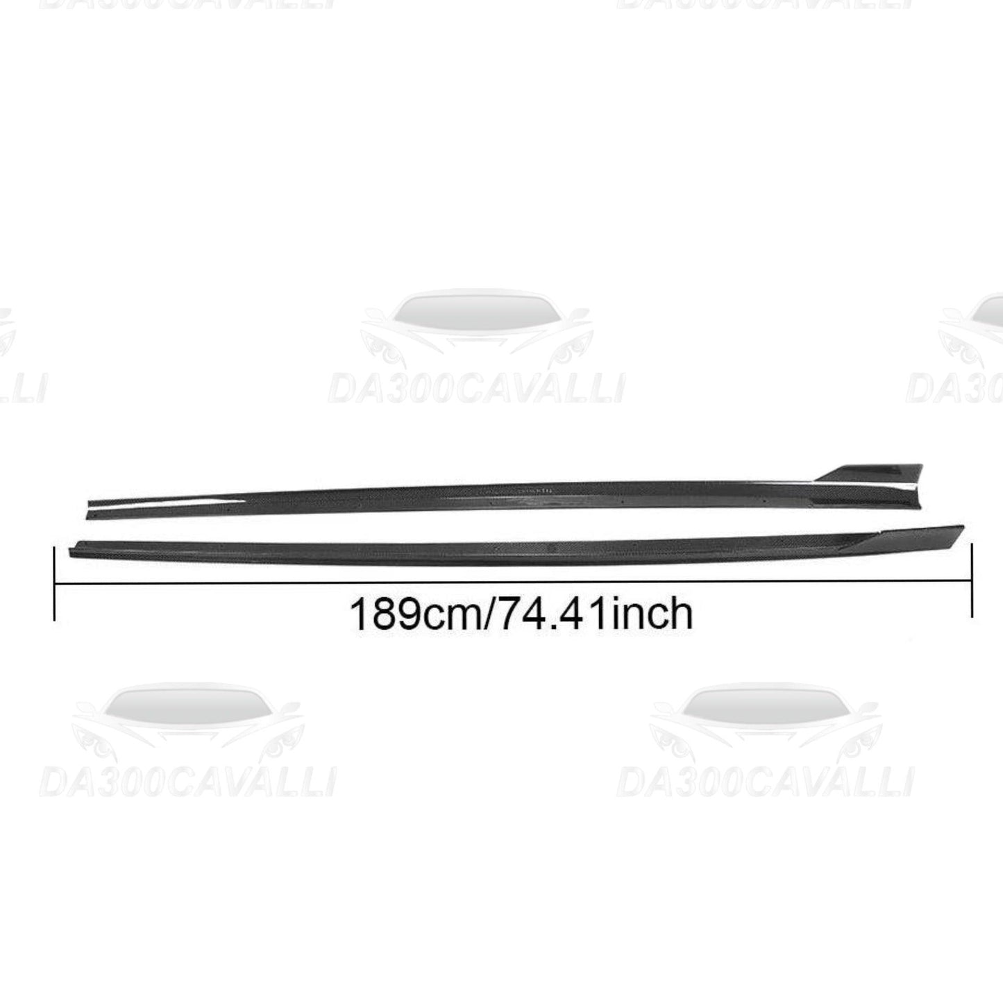 Minigonne Audi S3 RS3 (2017-2020) Fibra Di Carbonio - Da300Cavalli