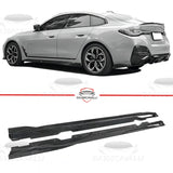 Minigonne BMW Serie 4 Gran Coupe M4 G26 Fibra Di Carbonio