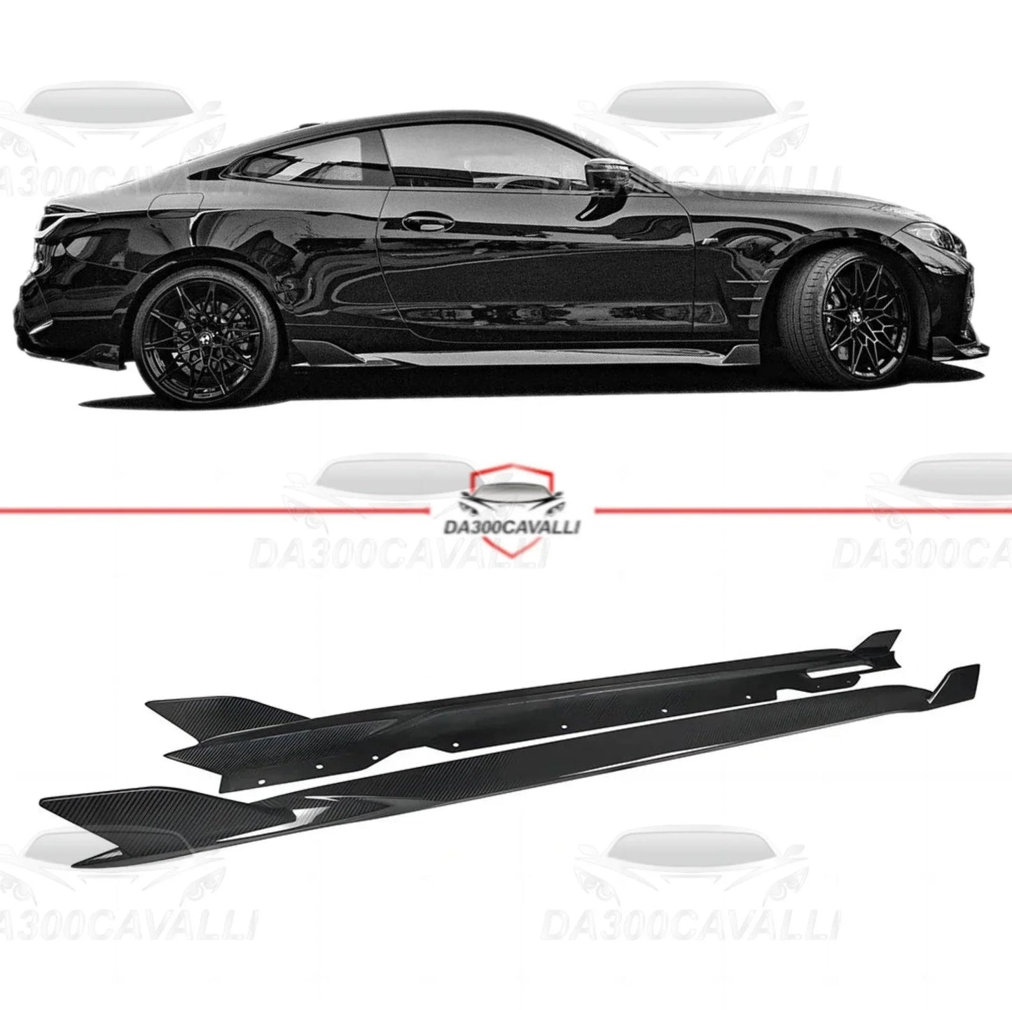 minigonne-bmw-serie-4-m4-g22-g23-fibra-di-carbonio-da300cavalli-1 - Da300Cavalli