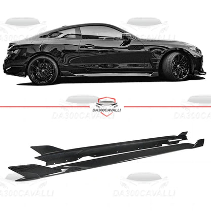 minigonne-bmw-serie-4-m4-g22-g23-fibra-di-carbonio-da300cavalli-1 - Da300Cavalli