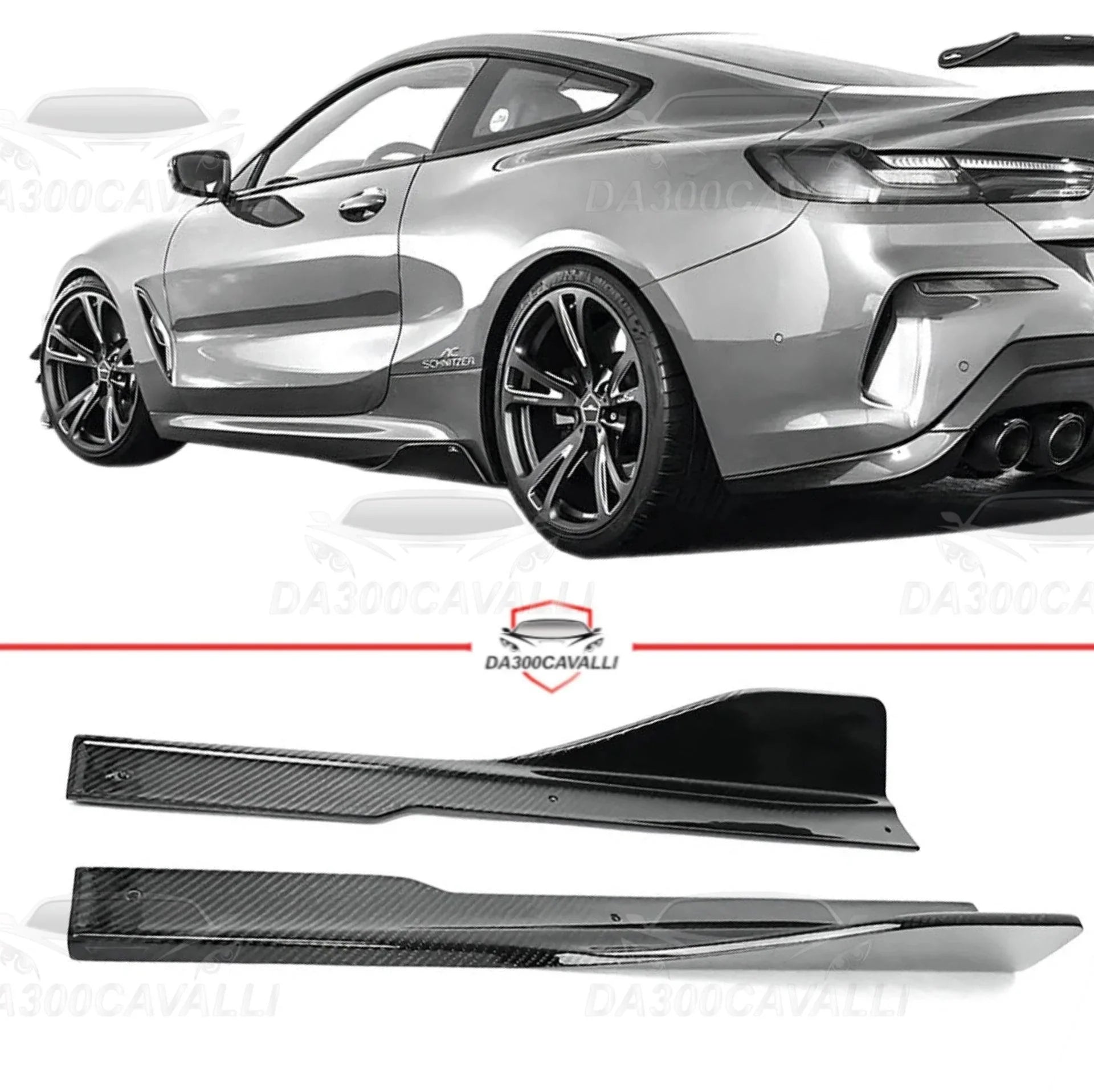 minigonne-bmw-serie-8-m8-g14-g15-g16-fibra-di-carbonio-da300cavalli-1 - Da300Cavalli