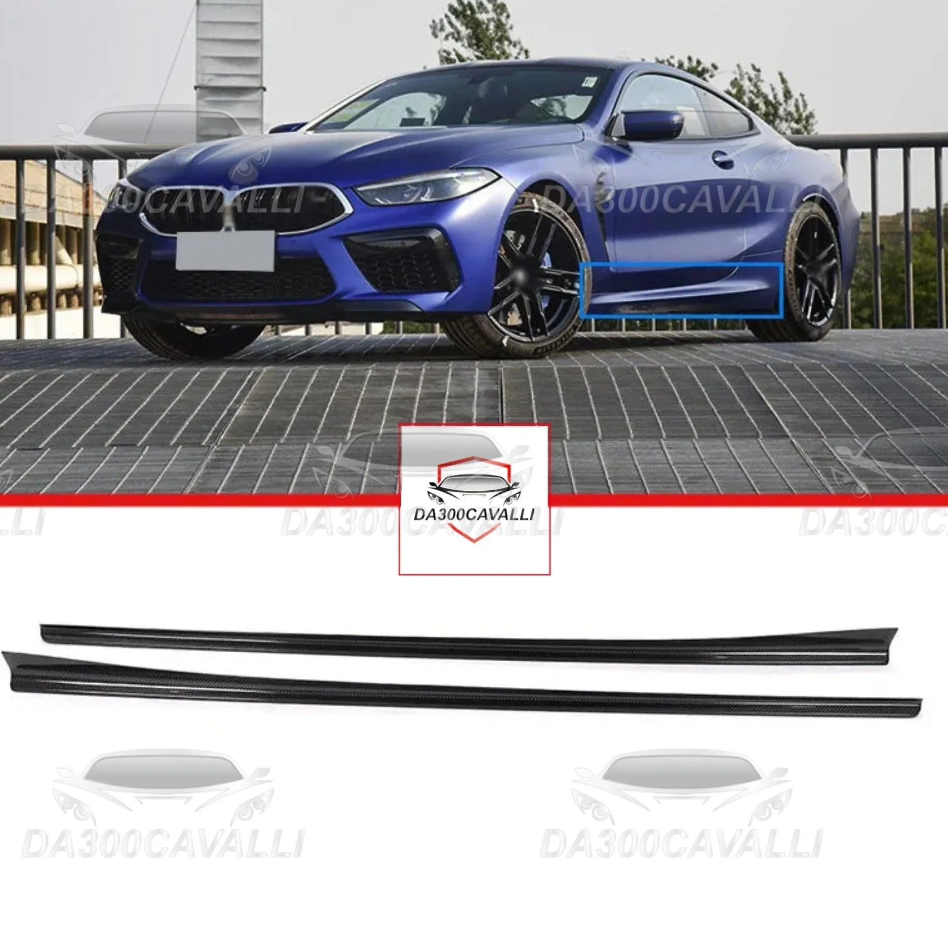 minigonne-fibra-di-carbonio-bmw-m8-2019-2021-da300cavalli-1 - Da300Cavalli