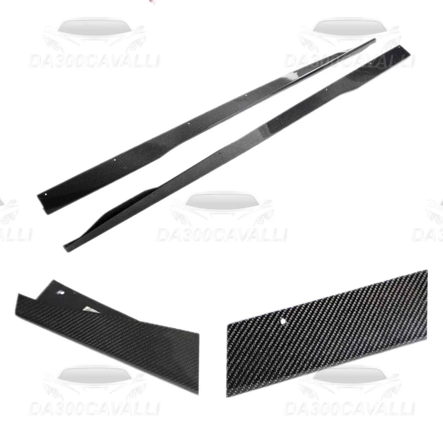 minigonne-ford-mustang-dark-horse-2023-2024-fibra-di-carbonio-da300cavalli-2 - Da300Cavalli