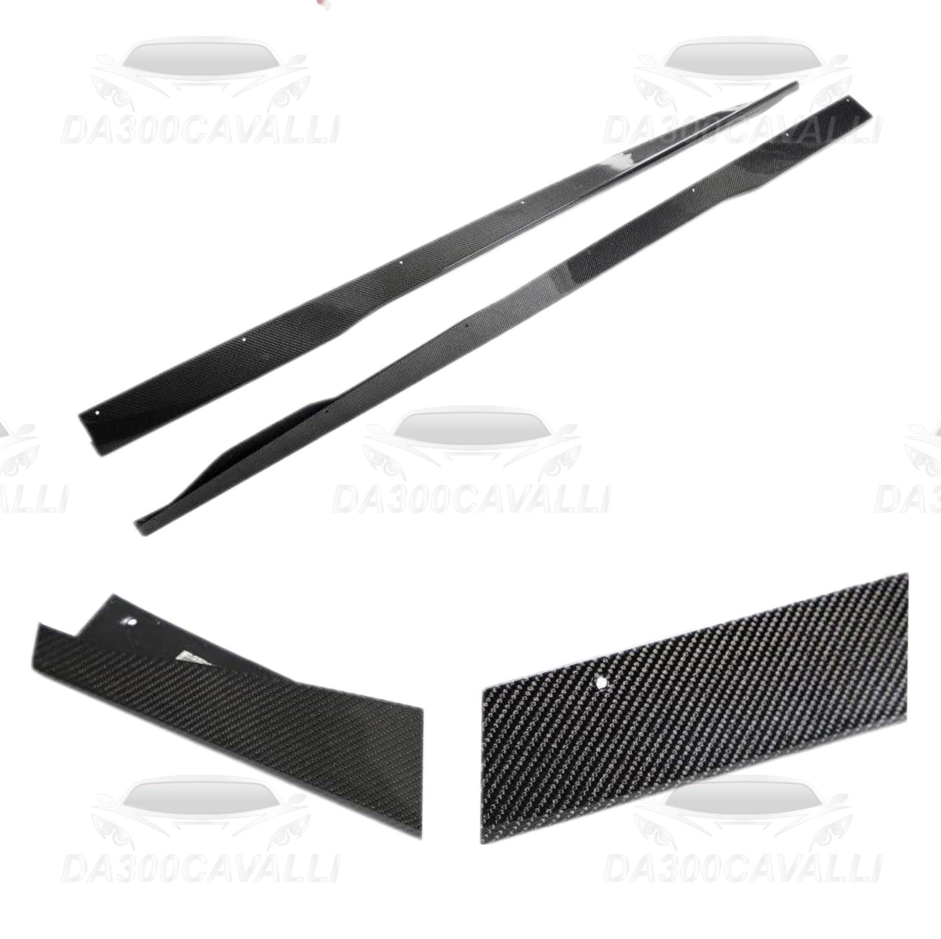 Minigonne Ford Mustang Dark Horse (2023-2024) Fibra Di Carbonio - Da300Cavalli